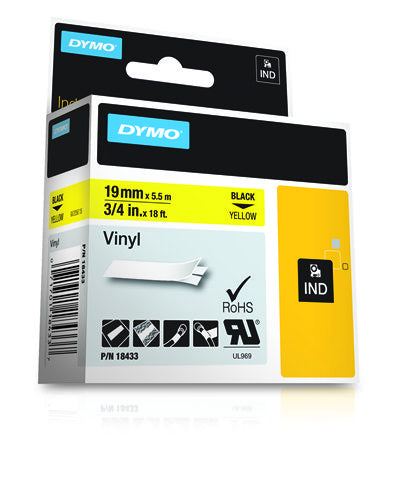 DYMO IND Vinyl Labels
