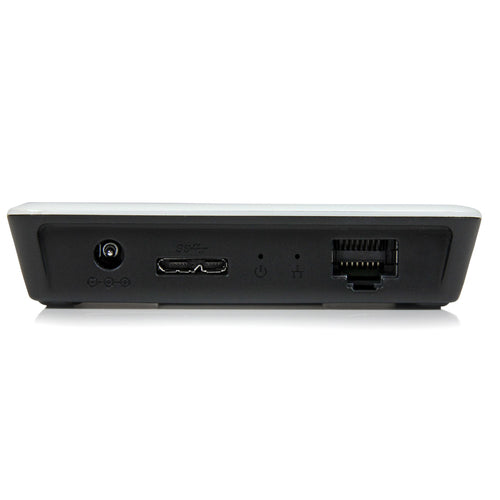 StarTech.com USB 3.0 to Gigabit Ethernet NIC Network Adapter with 3 Port Hub - White