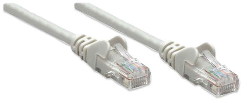 Intellinet Network Patch Cable, Cat6, 3m, Grey, CCA, U/UTP, PVC, RJ45, Gold Plated Contacts, Snagless, Booted, Lifetime Warranty