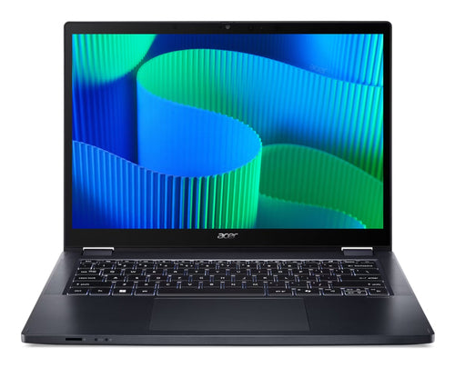 Acer TravelMate TMP414RN-54-72F5 Intel Core Ultra 7 155U Hybrid (2-in-1) 35.6 cm (14") Touchscreen WUXGA 16 GB DDR5-SDRAM 1 TB SSD Wi-Fi 6E (802.11ax) Windows 11 Pro Blue