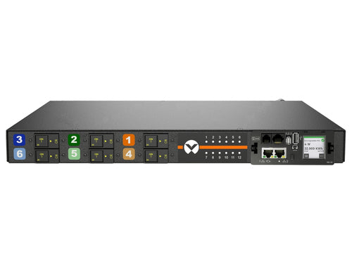 Vertiv Geist MNR5M1R6-12CF13-3TL56A0H10-S power distribution unit (PDU) 12 AC outlet(s) 0U Black