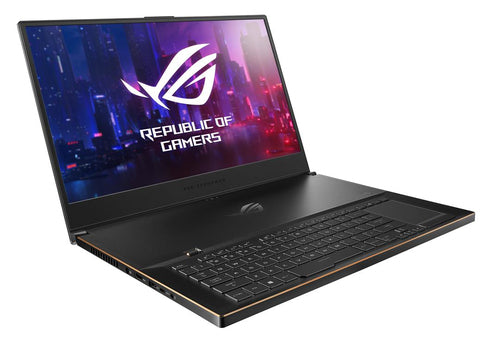 ASUS ROG Zephyrus S GX701GX-XS76 Intel® Core™ i7 i7-8750H Laptop 43.9 cm (17.3") Full HD 16 GB DDR4-SDRAM 1 TB SSD NVIDIA® GeForce RTX™ 2080 Max-Q Wi-Fi 5 (802.11ac) Windows 10 Pro Black