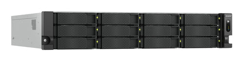 QNAP TS-h1277AXU-RP NAS Rack (2U) AMD Ryzen™ 7 32 GB DDR5 0 TB QNAP QTS Aluminium, Black