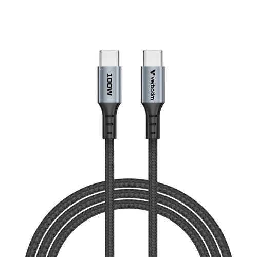 Verbatim Sync & Charge Cable - 100W USB-C to USB-C 120 cm