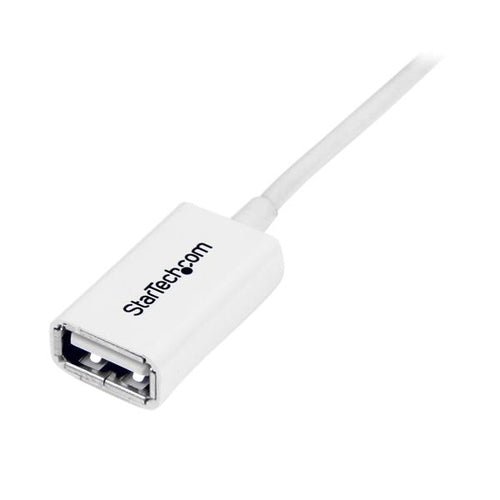 StarTech.com 3m White USB 2.0 Extension Cable A to A - M/F