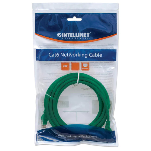 Intellinet IEC-C6-GR-75 networking cable Green 22.5 m Cat6a U/UTP (UTP)