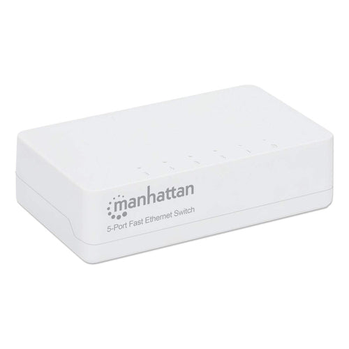 Manhattan 5-Port Fast Ethernet Switch, Plastic, Three Year Warranty, Box