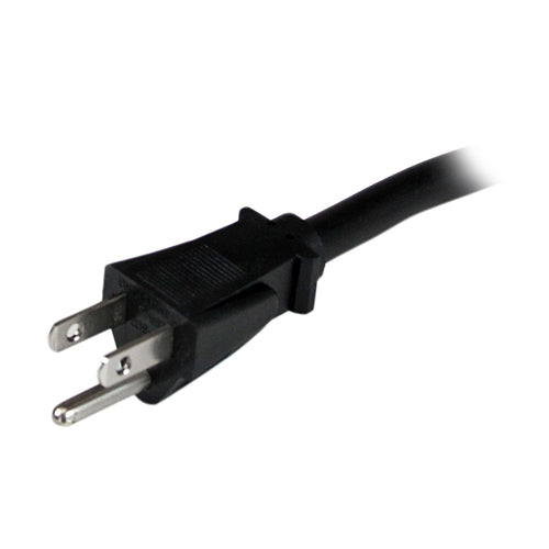 StarTech.com 4ft (1.2m) Heavy Duty Power Cord, NEMA 5-15P to C15 AC Power Cord, 15A 125V, 14AWG, Replacement Computer Power Cord, Monitor Power Cable, NEMA 5-15P to IEC 60320 C15 Power Cord - PC Power Supply Cable