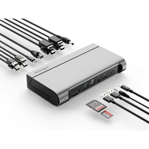 Kensington SD5800T Thunderbolt 4 and USB4 Quad Video Docking Station - 98W PD - DP/HDMI - Windows/macOS