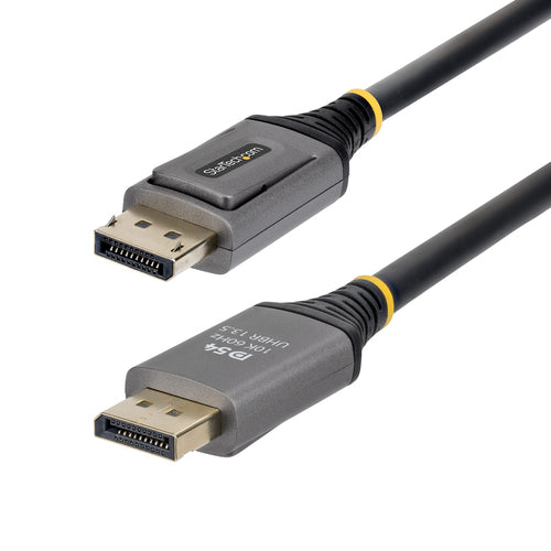 StarTech.com 50cm DisplayPort 2.1 Cable, VESA Certified DP54 DisplayPort Cable, Uncompressed 8K 60Hz, 8K 144Hz/4K 240Hz w/DSC 1.2a, DP 2.1 Monitor Cord