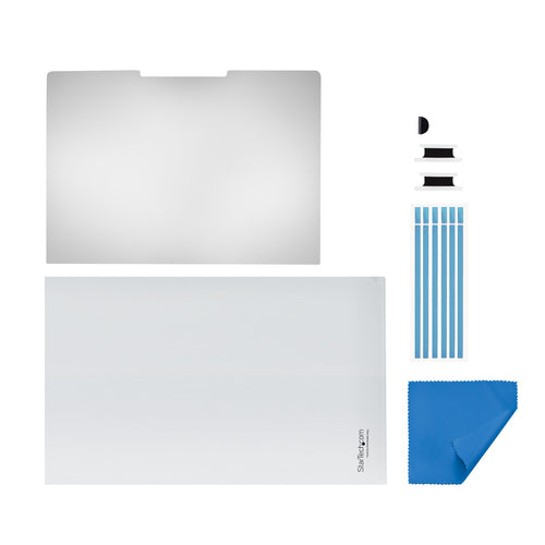 StarTech.com 14-inch 16:9 Flip-Over Privacy Screen with Touch, Anti-Glare Privacy Filter, Laptop Monitor Screen Protector with 51% Blue Light Reduction