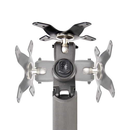 StarTech.com Desk Mount Monitor Arm, Up To 32" Display, Max 22lb/10kg, VESA 75x75/100x100, C-Clamp, Fully Articulating, Mechanical Spring, TAA-compliant