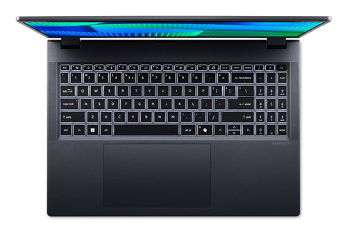 Acer TravelMate P4 TMP416-53-59NC Copilot+ PC Intel Core Ultra 5 125U Laptop 40.6 cm (16") WUXGA 16 GB DDR5-SDRAM 512 GB SSD Wi-Fi 6 (802.11ax) Windows 11 Pro Blue