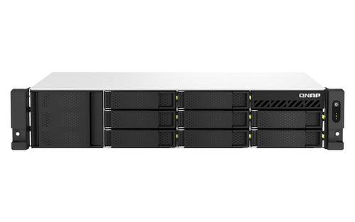 QNAP TS-873AEU-4G NAS/storage server Rack (2U) Ryzen Embedded V1500B 4 GB DDR4 0 TB QuTS hero Black