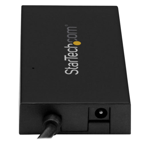 StarTech.com 4 Port USB 3.0 Hub - USB Type-A Hub with 1x USB-C & 3x USB-A (SuperSpeed 5Gbps) - USB Bus or Self-Powered - Portable USB 3.1/3.2 Gen 1 BC 1.2 Charging Hub w/ Power Adapter~4 Port USB 3.0 Hub - USB Type-A Hub with 1x USB-C & 3x USB-A