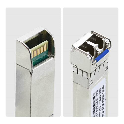 StarTech.com Uncoded SFP+ Module, Industrial Temperature Range, 10Gbps, Single Mode Fiber (SMF), 10km [6.2mi], LC Transceiver, 1310nm