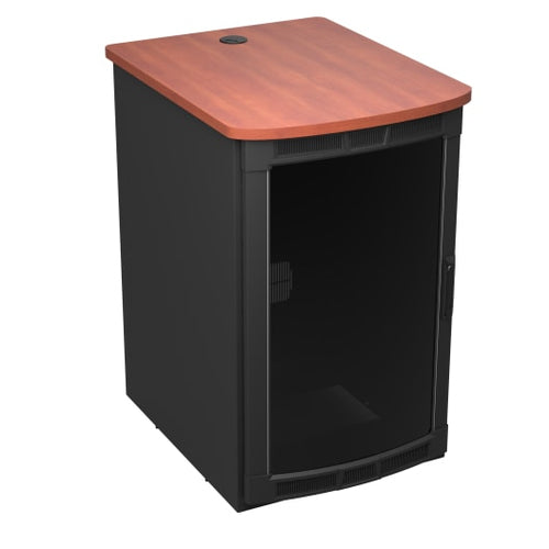 Middle Atlantic Products BGR-19SA27MDK-E0 rack cabinet 19U Freestanding rack Black, Cherry (fruit)