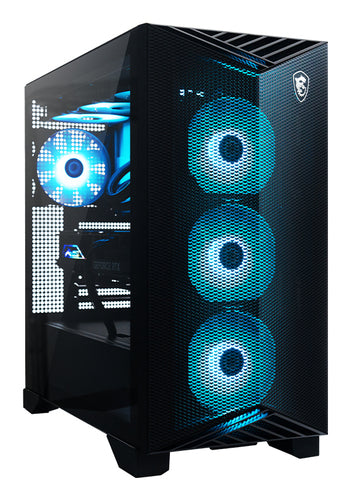 MSI Aegis ZS2 C9NVV-1276US AMD Ryzen™ 7 9800X3D 64 GB DDR5-SDRAM 2 TB SSD NVIDIA GeForce RTX 5080 Windows 11 Home Desktop PC Black