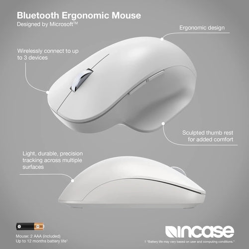 Incase Designed by Microsoft 222-00017 mouse Universal Bluetooth
