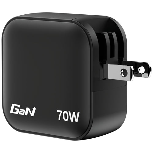 Verbatim Mini GaN Charger 70W 3 Port US plug with EU and UK adaptors