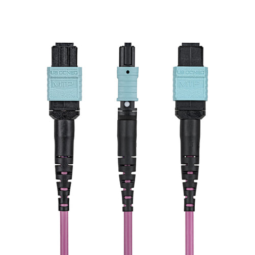 StarTech.com 5m (16ft) MTP®/MPO Fiber Optic Cable, 12F Type-B, OS2 Single Mode MTP/APC Female Fiber Patch Cable, 9/125µm, OFNP Plenum, MTP-12 Fiber Jumper Cord