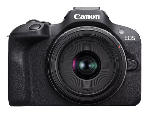 Canon EOS R100 RF-S18-45mm F4.5-6.3 IS STM & RF-S55-210mm F5-7.1 IS STM Lens Kit