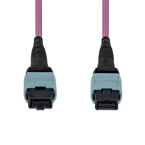 StarTech.com 10m (33ft) MTP®/MPO Fiber Optic Cable, 24F Type-B, OS2 Single Mode MTP/APC Female Fiber Patch Cable, 9/125µm, OFNP Plenum, MTP-24 Fiber Jumper Cord
