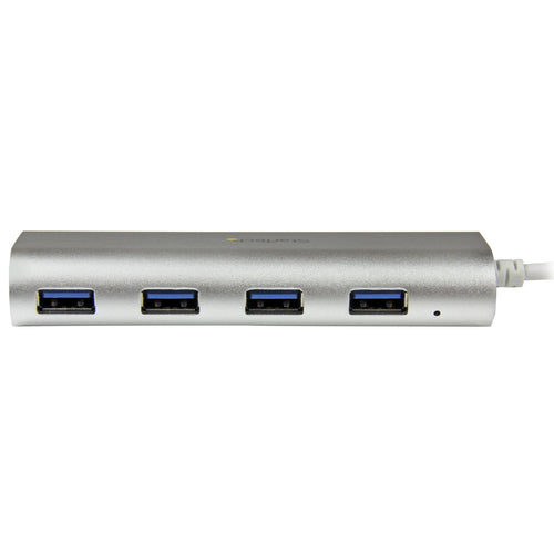 StarTech.com 4-Port USB Hub, USB A to 4x USB-A Ports, USB 5Gbps, Rugged Design, Bus-Powered, Portable Laptop USB 3.0 Hub