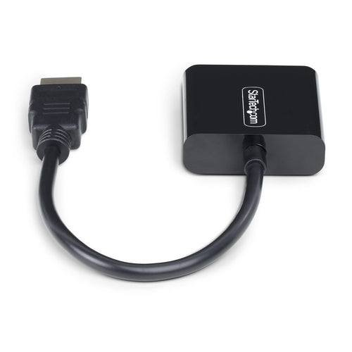 StarTech.com HDMI to VGA Adapter, Active Video Converter For Laptop/Desktop, 1920x1080 (1080p), HDMI Source to VGA Monitor/Display/Projector