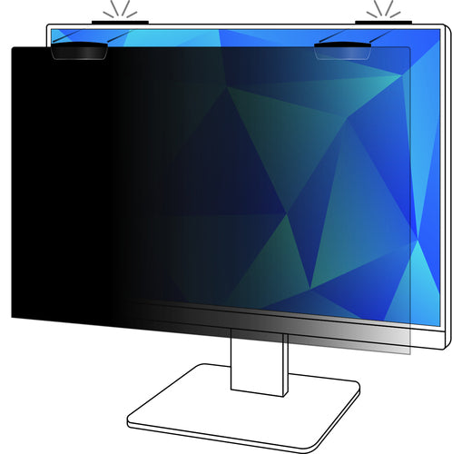 3M Privacy Filter for 24.5in Full Screen Monitor with COMPLY™ Magnetic Attach, 16:9, PF245W9EM