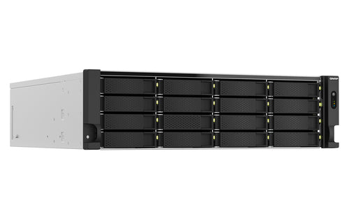 QNAP TS-H2287XU-RP NAS Rack (3U) Intel Xeon E E-2378 64 GB DDR4 0 TB QuTS hero Black, White