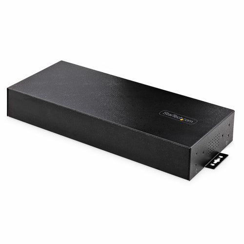 StarTech.com 16-Port Industrial USB 5Gbps Hub with Power Adapter, Metal Enclosure, Mountable, ESD Protection, Terminal Block Power, USB Charging, Dual-Host Switch - TAA