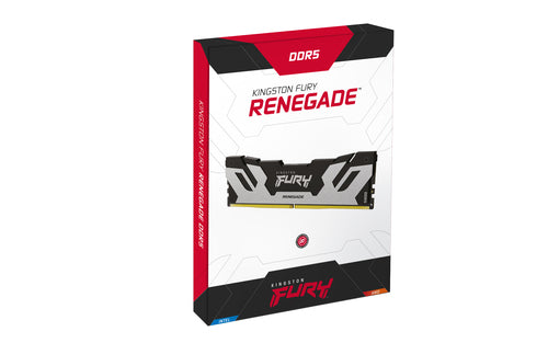 Kingston Technology FURY 48GB 7200MT/s DDR5 CL38 DIMM (Kit of 2) Renegade Silver XMP