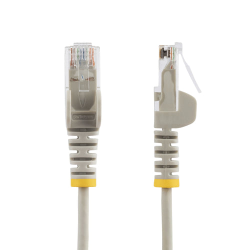 StarTech.com 6 in. CAT6 Ethernet Cable - Slim - Snagless RJ45 Connectors - Gray