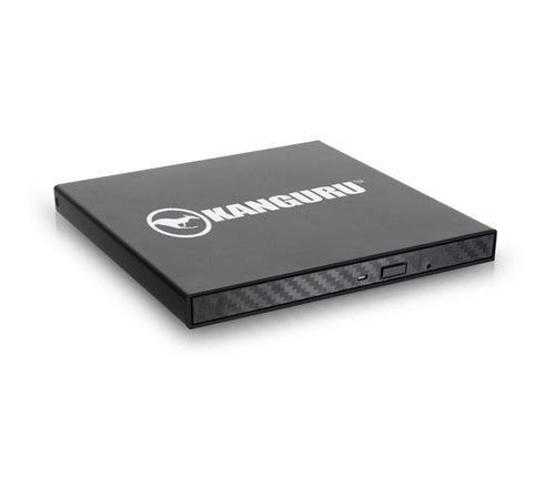 iStorage Kanguru QS Slim DVDRW DVD Burner|Supports Burning DVDs up to 24x & CDs up to 48x|Burn up to 8.5GB with Dual Layer DVDs|Dual Format DVD Burning |Buffer Under Run Protection |TAA Compliant|