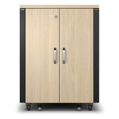 APC AR4017A rack cabinet 17U Freestanding rack Black, Maple colour