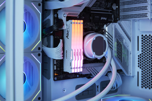 Kingston Technology FURY Beast 32GB 6000MT/s DDR5 CL36 DIMM (Kit of 2) White RGB EXPO