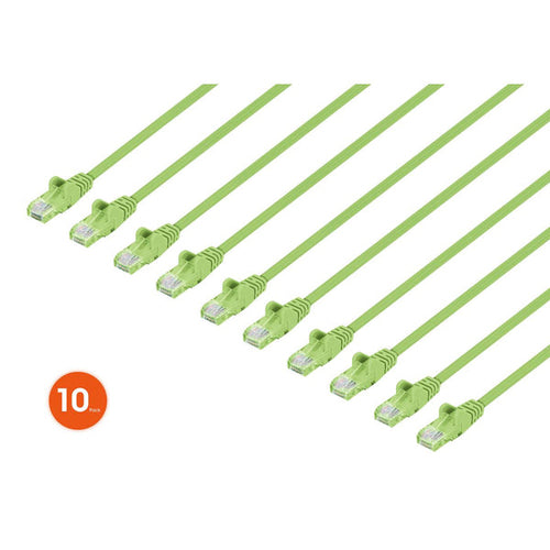 Intellinet 744638 networking cable Light Green 2 m Cat6 U/UTP (UTP)