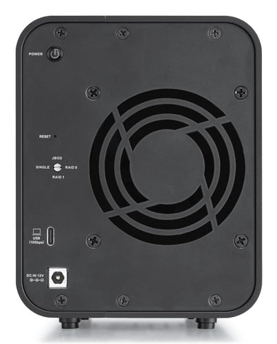 TerraMaster D2-320 disk array Desktop Black