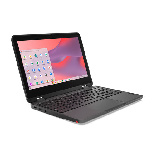 Lenovo 500e Chromebook Gen 4s N150 Laptop 29.5 cm (11.6") Touchscreen HD 4 GB LPDDR5-SDRAM 64 GB eMMC Wi-Fi 6E (802.11ax) ChromeOS Grey