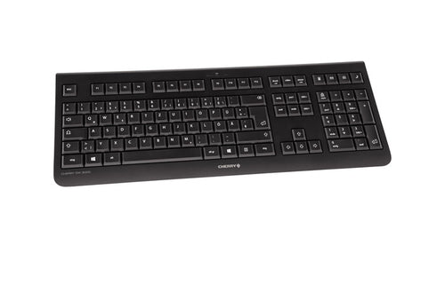 CHERRY DW 3000 keyboard Mouse included Universal RF Wireless AZERTY French Black
