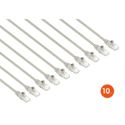 Intellinet 744515 networking cable Grey 0.3 m Cat6 U/UTP (UTP)