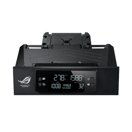 ASUS OC Panel fan speed controller 4 channels 6.6 cm (2.6") LCM Black