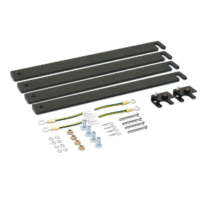 APC NetShelter Cable Management, Cable Ladder Attachment Kit, with Power Cable Troughs, Black