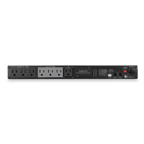 CyberPower PR1000LCDRT1U uninterruptible power supply (UPS) Line-Interactive 1 kVA 800 W 7 AC outlet(s)