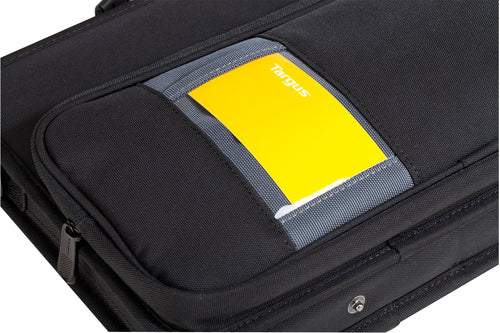 Targus TKC001 laptop case 29.5 cm (11.6") Briefcase Black, Yellow