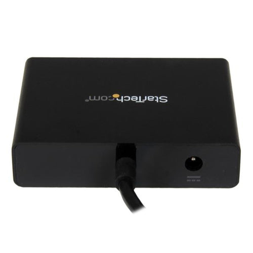 StarTech.com 3-Port Multi Monitor Adapter - DisplayPort 1.2 MST Hub to Dual 4K 30Hz & 1x 1080p - Video Splitter for Extended Desktop Mode on Windows PCs Only - DP to 3x DP Monitors