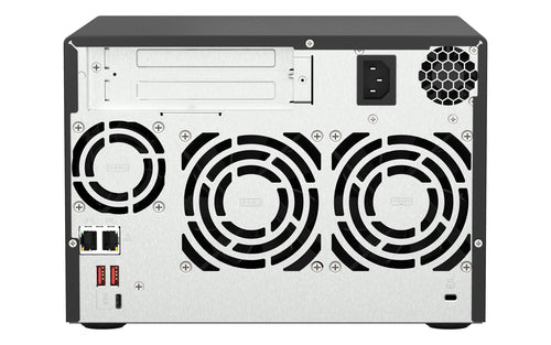 QNAP TS-673A NAS Tower Ryzen Embedded V1500B 8 GB DDR4 0 TB QNAP Turbo System Anthracite