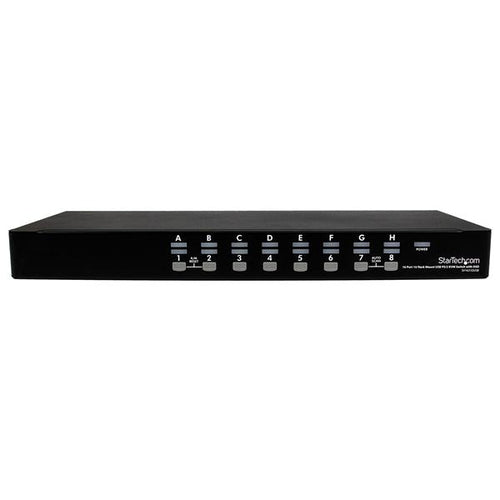 StarTech.com 16 Port 1U Rackmount USB PS/2 KVM Switch with OSD