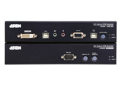 ATEN CE680 KVM switch Rack mounting Black